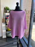 Raw Edge Fine Knit