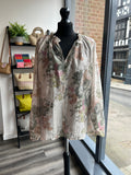 Floral Blouse - Khaki