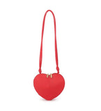 Crossbody Heart Bag - Red