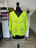 Embroidered Crochet Top
