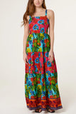 Cotton Beaded Maxi Dress