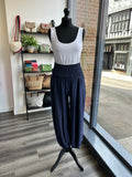 Darted Balloon Leg Trousers