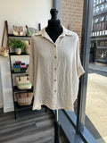 Linen Blend Boxy Shirts