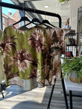 Dipped Back Floral Top