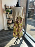 Cropped Floral Trousers