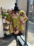 Dipped Back Floral Top