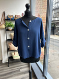 Sack Linen Button Down Top