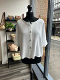 Sack Linen Button Down Top