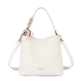 Scarf Handbag - White
